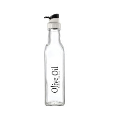 Sklenená fľaša na olivový olej 250ml 22x4,8 cm