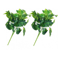 Zápich dekoračná zeleň listy 35 cm