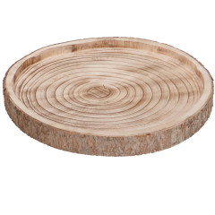 Dekoračný pník drevený 24x3,5 cm