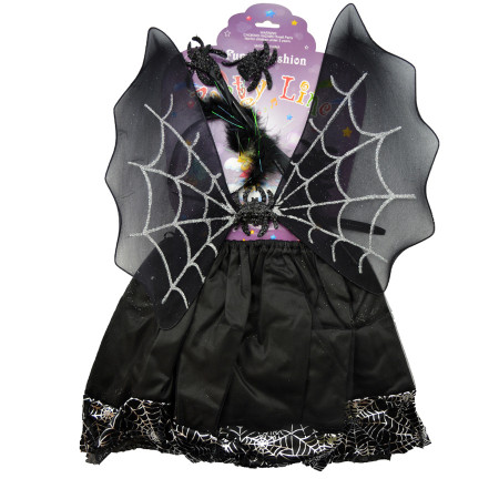 Dievčenská karnevalová maska "pavúk"