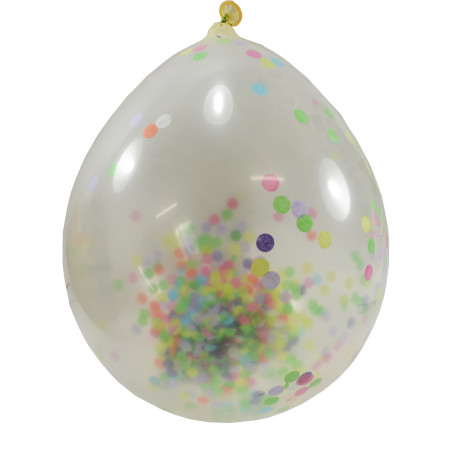 Balón s konfetami 50x40 cm