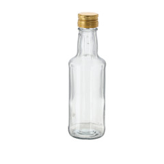 Sklenená fľaša "GUĽKA" 0,25L s uzáverom