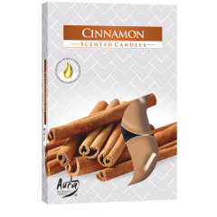 Čajové sviečky CINNAMON 6 ks