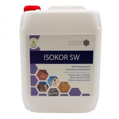 Isokor SW – Impregnácia dreva s lazúrou, omietky, fasády, kameňa, betónu 5000ml