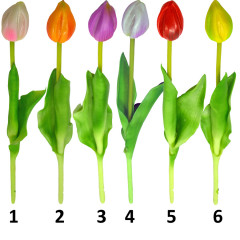 Umelý kvet tulipán gumový 39 cm