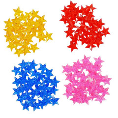 Dekoračné hviezdičky plastové 3,5 cm
