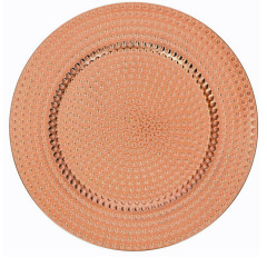 Dekoračný tanier plastový Q 33 cm