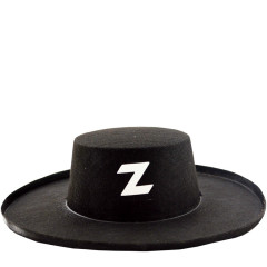 Karnevalový klobúk ZORRO Ø36 cm
