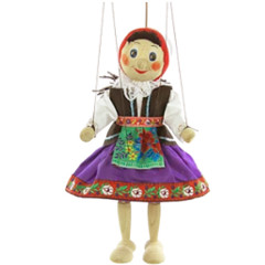 Marioneta drevená bábka