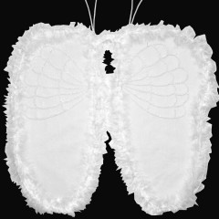 Anjelské krídla biele 44x40 cm
