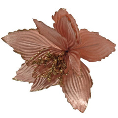 Umelý kvet s brokátom 30 cm