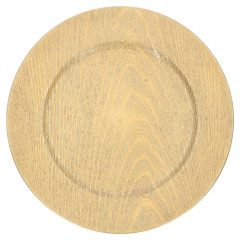 Dekoračný tanier Q 33 cm zlatá