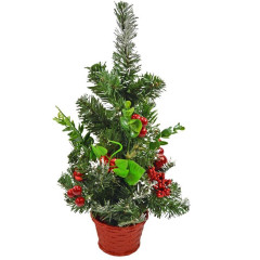 Vianočný stromček 40 cm červený