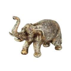 Slon dekoračný zlatý 15 cm