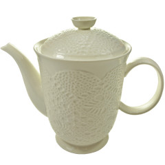 Čajník biely keramický 1,2 l