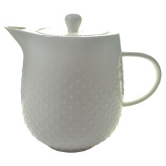 Čajník biely keramický 600 ml