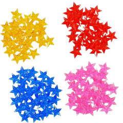 Dekoračné hviezdičky plastové 3,5 cm