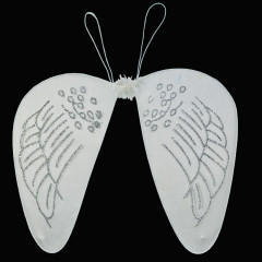 Anjelské krídla biele na karneval 50 cm