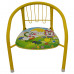 Detská stolička s pískajúcim podsedákom kovová 36x36x36 cm