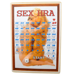 Hra pre dospelých "SEX HRA" 31x22 cm + kocka