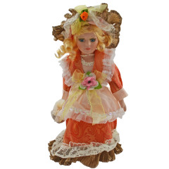 Porcelánová bábika Dvorná dáma III 31 cm
