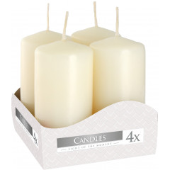 CANDLE CHIC Adventná sviečka slonovina 8 cm Q 3,8 cm
