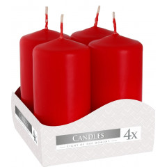Adventná sviečka červená 8 cm Q 3,8 cm