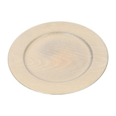 HOME DECO Dekoračný tanier Q 33 cm zlatá