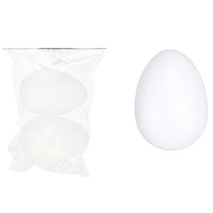 Polystyrénové vajce 2 ks 9,5x7 cm
