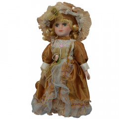Porcelánová bábika Dvorná dáma 31 cm