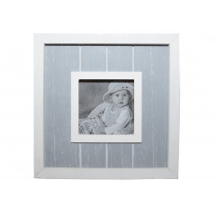 Fotorámik drevený ,, vintage style,,  18x17,5 cm na stojančeku