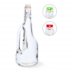 GLASS FEELING Fľaša s uškom 0,5 l + mechanickým uzáverom