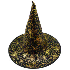 Čarodejnícky klobúk  s pavučinami