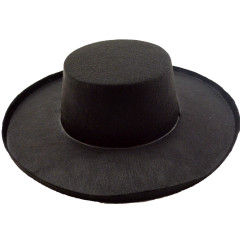 Karnevalový klobúk Q 36 cm čierny