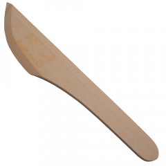 Nožík na maslo bukové drevo 9x3,5x0,4 cm