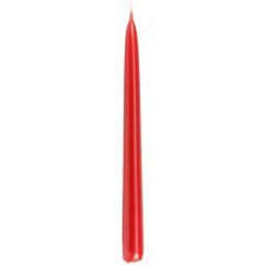 CANDLE CHIC sviečka špic metalická červená 25 cm