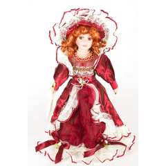 HOME DECO Porcelánová bábika princezná 31cm
