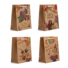 GIFT BAG & BOX Darčeková taška  "HAPPY BIRTHDAY" 32 x 26 x 12 cm